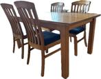 Gratis Free Eiken eethoek 4 stoelen Utrecht, Ophalen, Gebruikt, 50 tot 100 cm, Vijf personen of meer