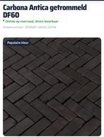 Bestrating gebakken klinkers dikformaat antraciet zwart, Tuin en Terras, Tegels en Klinkers, Klinkers, Nieuw, Ophalen of Verzenden