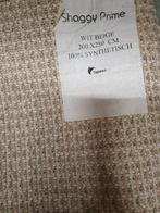 Shaggy Prime Beige Vloerkleed 200x250 cm, Ophalen, Shaggy, Gebruikt, Wit