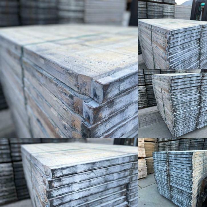 Steenschotten circa 65 x 175 (55mm)  Ideaal als schutting, Tuin en Terras, Terrasdelen en Vlonders, Gebruikt, Hout, Ophalen of Verzenden