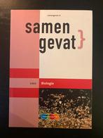 Biologie samengevat VWO, Boeken, Biologie, Ophalen of Verzenden, VWO, Zo goed als nieuw