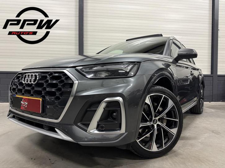 Audi Q5 50 TFSI e S-Line PANO/TREKHAAK/MASSAGE/ACC/KEYLESS/2, Auto's, Audi, Bedrijf, Te koop, Q5, 4x4, ABS, Achteruitrijcamera