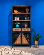 Wandkast Iron 2 deuren, 2 lades, Nieuw, 3 of 4 laden, Metaal, Industriëel