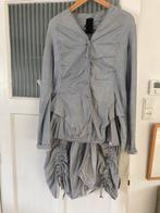 Rundholz pak rok L jasje xl blauw/ wit, Kleding | Dames, Ophalen of Verzenden, Zo goed als nieuw