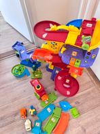 Toettoet Vtech autobaan met drie auto’s, Ophalen of Verzenden, Zo goed als nieuw