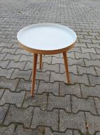 Bijzet tafel | Wit, Ophalen, Minder dan 55 cm, Gebruikt, Rond