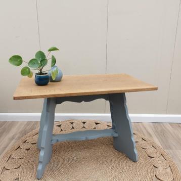 Salontafel eiken en Paisley beschikbaar voor biedingen