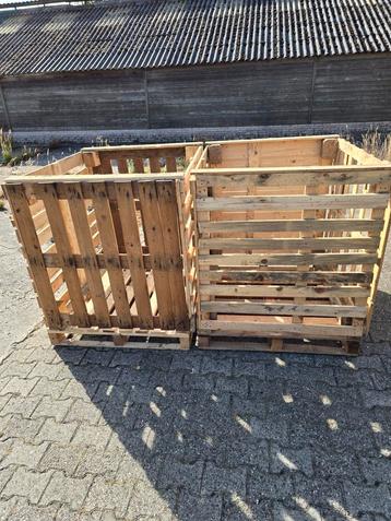 Stevige houten kisten 120 * 100 * 110 cm beschikbaar voor biedingen