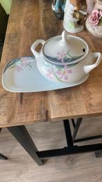 Vintage pot + schaal, Huis en Inrichting, Woonaccessoires | Etagères, Ophalen, Zo goed als nieuw