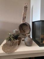 Oude houten kaasmal op standaard - Landelijk & Sober, Ophalen