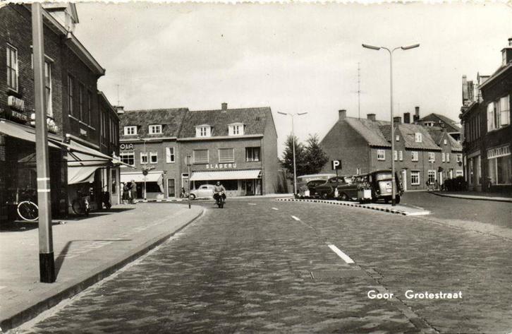 Goor - Grotestraat - ongelopen, Verzamelen, Ansichtkaarten | Nederland, Ongelopen, Noord-Brabant, Voor 1920, Ophalen of Verzenden