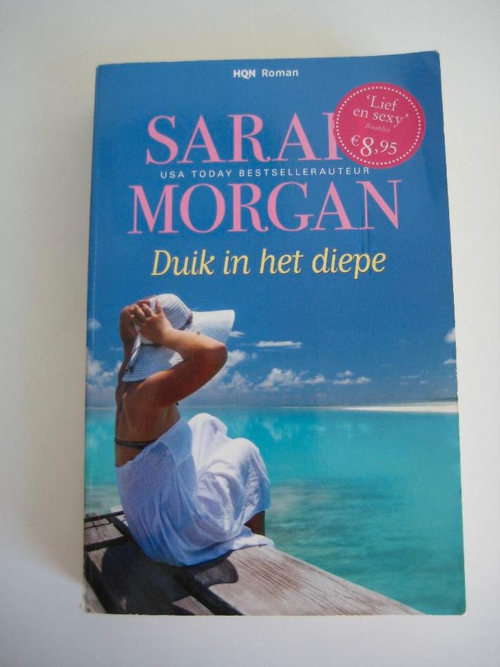 HQN roman Duik in het diepe van Sarah Morgan, Boeken, Romans, Gelezen, Amerika, Ophalen of Verzenden