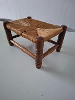 vintage houten krukje voetenbak brocante hocker voetensteun, Ophalen of Verzenden, Zo goed als nieuw, Hout