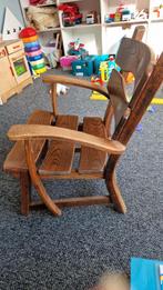 Retro vintage stoel fauteuil eiken, Huis en Inrichting, Fauteuils, Gebruikt, Ophalen of Verzenden