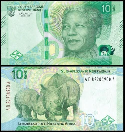 Zuid-Afrika 2016 en 2023, 3 bankbiljetten (UNC), Postzegels en Munten, Bankbiljetten | Afrika, Setje, Zuid-Afrika, Verzenden