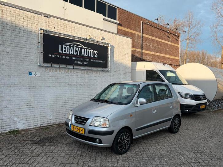 Hyundai Atos 1.1 2003 Grijs - AUTOMAAT! - Nwe APK -, Auto's, Hyundai, Bedrijf, Atos, Airbags, Boordcomputer, Elektrische ramen