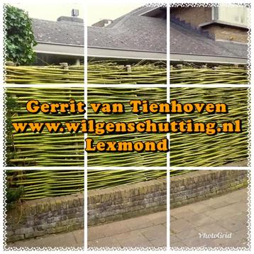 Gevlochten schutting. beschikbaar voor biedingen