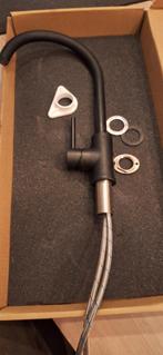 Zwarte Keukenkraan Lanesto, Minder dan 50 cm, Zwart, Nieuw, Ophalen of Verzenden