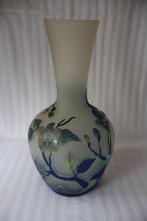 Vintage Art Nouveau Galle stijl cameo glas vaas, Antiek en Kunst, Ophalen of Verzenden