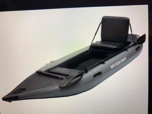 Savage Gear High Rider Kajak Rubberboot 3,30m, Watersport en Boten, Kajaks, Zo goed als nieuw, 1-persoons, Opblaasbaar, Ophalen