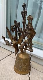 Antieke brocante messing Frans kloosterbel kerkbel poortbe, Ophalen of Verzenden