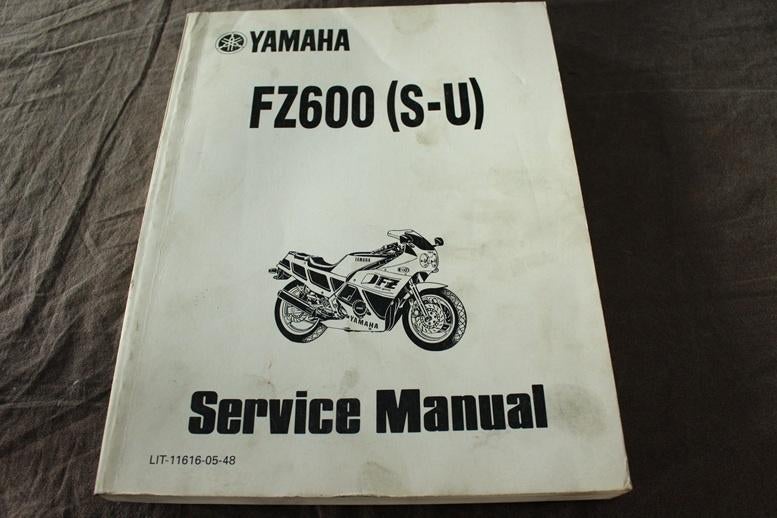 Yamaha FZ600 S-U 1986 motorcycle service manual FZ 600S SC, Ophalen of Verzenden, Yamaha