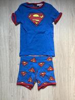 leuke blauwe pyjama/shortama met Superman maat 134/140, Nacht- of Onderkleding, H&M, Ophalen of Verzenden, Zo goed als nieuw