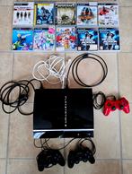 Playstation 3 console met veel extra accessoires en games, Ophalen, Met games, Phat, 80 GB