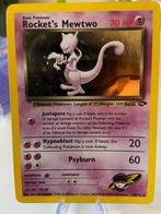 Rocket’s Mewtwo, Hobby en Vrije tijd, Verzamelkaartspellen | Pokémon, Ophalen of Verzenden, Zo goed als nieuw, Losse kaart
