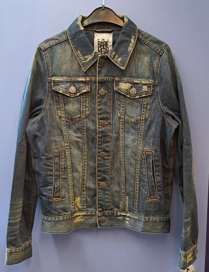 Pall Mall Bare Metal denim jacket zomer jas mt S-M nr 43036, Kleding | Heren, Jassen | Zomer, Zo goed als nieuw, Maat 46 (S) of kleiner