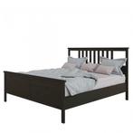 Ikea Hemnes bed 160x200 + 2x verstelbare lattenbodems, Ophalen, Gebruikt, Bruin, Tweepersoons