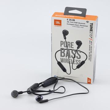 JBL Tune 215BT Bluetooth Oordoppen Zwart | Nieuwstaat beschikbaar voor biedingen