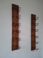 Houten/Metalen Wijnrek - 6 flessen, Huis en Inrichting, Ophalen, Gebruikt, 5 tot 15 flessen, Minder dan 50 cm