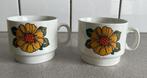 2 prachtige retro mokken porselein Weidmann Italië, Huis en Inrichting, Keuken | Servies, Ophalen of Verzenden, Zo goed als nieuw