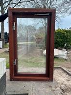 Houten kozijn met raam - Gebruikte staat, Doe-het-zelf en Verbouw, Ophalen, Gevelraam of Ruit, Gebruikt, 80 tot 120 cm