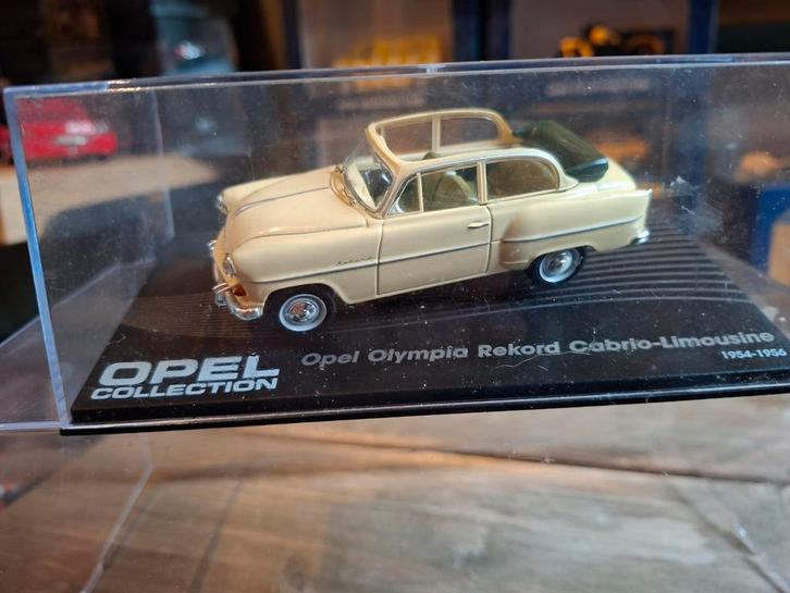 Opel Olympia Rekord Cabrio-Limousine 1954-1956, Hobby en Vrije tijd, Modelauto's | 1:43, Zo goed als nieuw, Auto, Overige merken