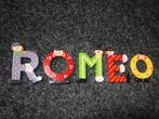 ROMEO - geschilderde letters in hout, Verzenden, Nieuw