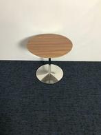 Artifort Circle 1 bijzettafel, donker eiken,chroom onderstel, Ophalen, Gebruikt