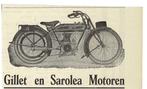 GILLET EN SAROLEA Rijwielmotoren April 1928, Verzamelen, Zo goed als nieuw, Verzenden, Gebruiksvoorwerp