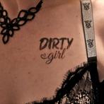 Erotiek - Tijdelijke Tattoo - Dirty Girl tatoeage, Nieuw, Tijdelijke Tatoeages, Verzenden