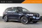 BMW X5 M50d High Executive Panoramadak - Head-up - Lederen b, Auto's, Gebruikt, 2993 cc, Lichtsensor, Zwart