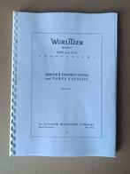 Service Manual: Wurlitzer 1500/1550 (1952) jukebox nieuw !!!, Verzenden, Nieuw, 1950 tot 1960, Seeburg
