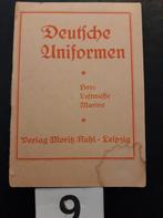 Deutsche Uniformen Heer Luftwaffe Kriegsmarine emblemen ., Verzamelen, Ophalen of Verzenden, Marine, Duitsland, Boek of Tijdschrift
