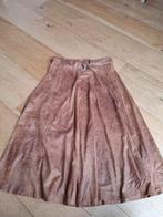 Helena Hart Rok Suedine Bruin Maat L, Kleding | Dames, Rokken, Bruin, Maat 42/44 (L), Zo goed als nieuw, Onder de knie