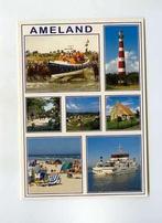 kaart-AMELAND-veerboot-wagenborg-reddingboot, Ophalen of Verzenden, Waddeneilanden