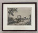 Johannes Scherten - Schapenboet op Texel, Antiek en Kunst, Kunst | Etsen en Gravures, Ophalen of Verzenden