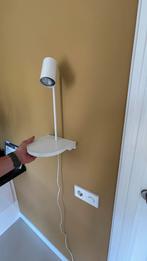 2x Nordlux Cody Wandlamp met Plankje en USB - Wit, Huis en Inrichting, Ophalen, Zo goed als nieuw, Metaal