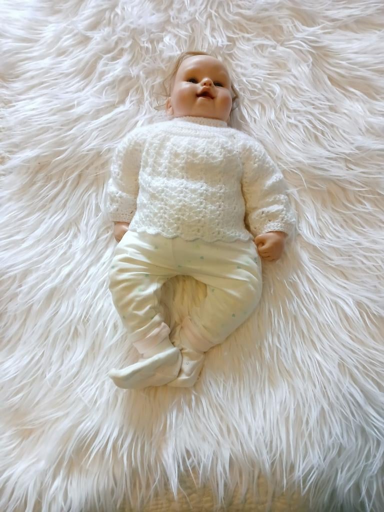 Vintage Babypop in Goede Staat, Ophalen, Gebruikt, Babypop