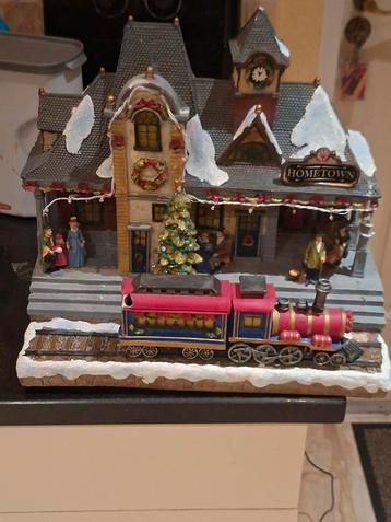 Trein station halte . Leuk item voor in uw kerstdorp  beschikbaar voor biedingen