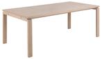 Rechthoekige eettafel, bovenblad gepigmenteerd eikenfineer, 100 tot 150 cm, Eikenhout, Ophalen of Verzenden, Vijf personen of meer